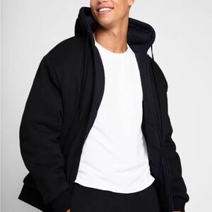 *NWT* Comfrt Onyx Black Zip Up Weighted Hoodie - 3X